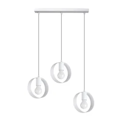 Lampa wisząca TITRAN 3 biała