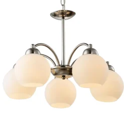 Lampa wisząca Tobago 5x60W E27 satyna