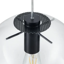 Lampa wisząca TONDA czarna 30 cm