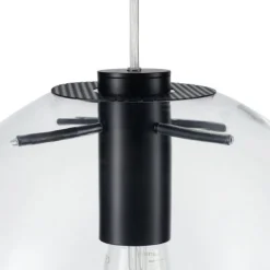 Lampa wisząca TONDA czarna 30 cm