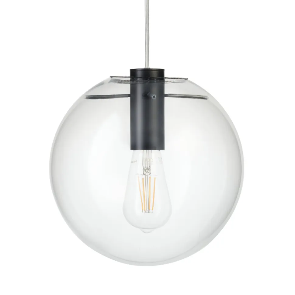 Lampa wisząca TONDA czarna 25 cm