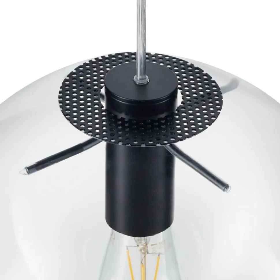 Lampa wisząca TONDA czarna 25 cm