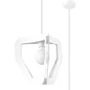 Lampa wisząca TRES biała