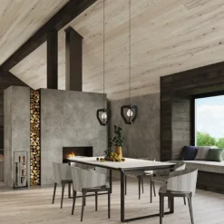 Lampa wisząca TRES czarna