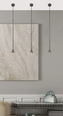 Lampa Wisząca Tucson Szary