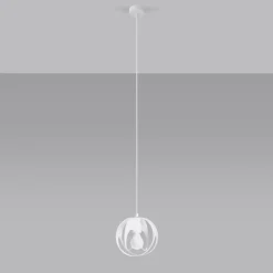 Lampa wisząca TULOS 1 biała