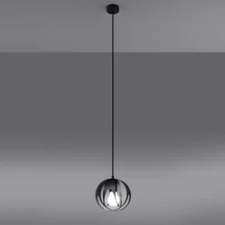 Lampa wisząca TULOS 1 czarna
