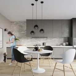 Lampa wisząca TULOS 1 czarna