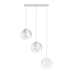 Lampa wisząca TULOS 3L biała