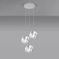 Lampa wisząca TULOS 3P biała