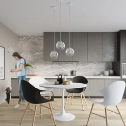 Lampa wisząca TULOS 3P biała