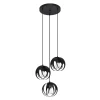 Lampa wisząca TULOS 3P czarna