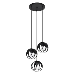 Lampa wisząca TULOS 3P czarna