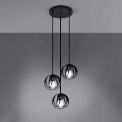 Lampa wisząca TULOS 3P czarna