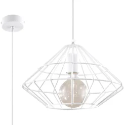 Lampa wisząca UMBERTO biała
