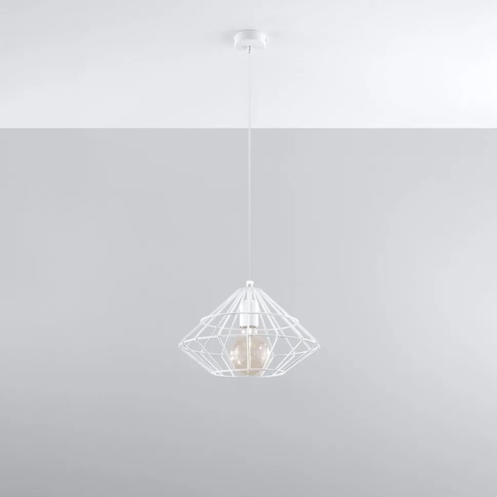 Lampa wisząca UMBERTO biała