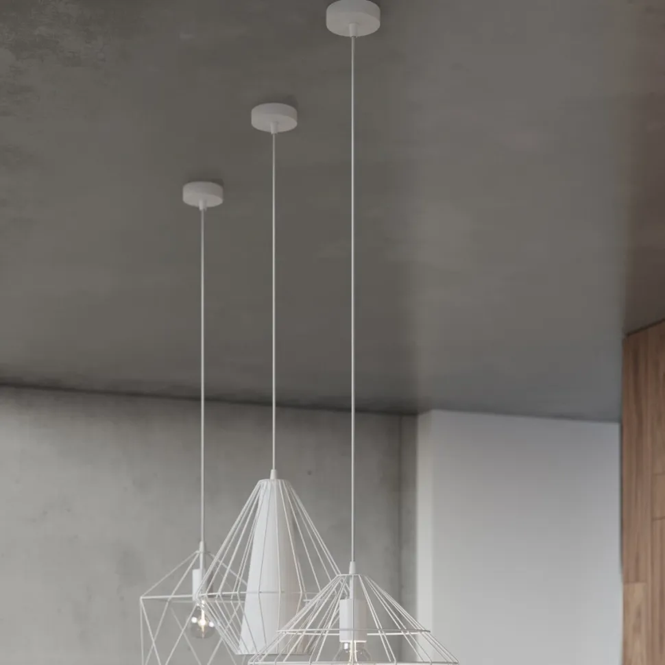 Lampa wisząca UMBERTO biała