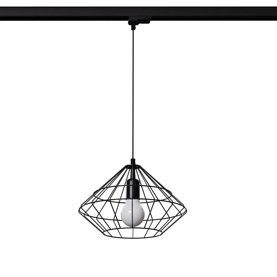 Lampa wisząca UMBERTO czarna E27 3000K 7,5W 620lm