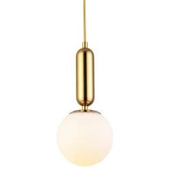 Lampa wisząca UNO złota połysk 20 cm