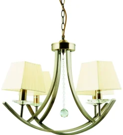 Lampa wisząca Valencia 4x40W E14 patyna  70x110