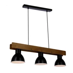 Lampa wisząca Vario 3x60W E27 czarny