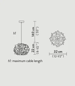 Lampa wisząca Veli mini pojedyncza