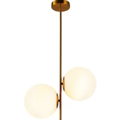 Lampa wisząca VENUS-2 mosiądz 44 cm