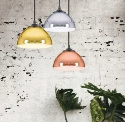 Lampa wisząca VICTORY GLOW S srebrna17 cm