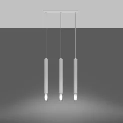 Lampa wisząca WEZYR 3 biała