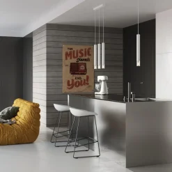 Lampa wisząca WEZYR 3 biała