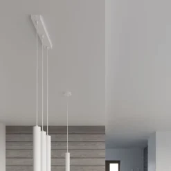 Lampa wisząca WEZYR 3 biała