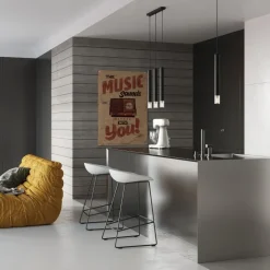 Lampa wisząca WEZYR 3 czarna