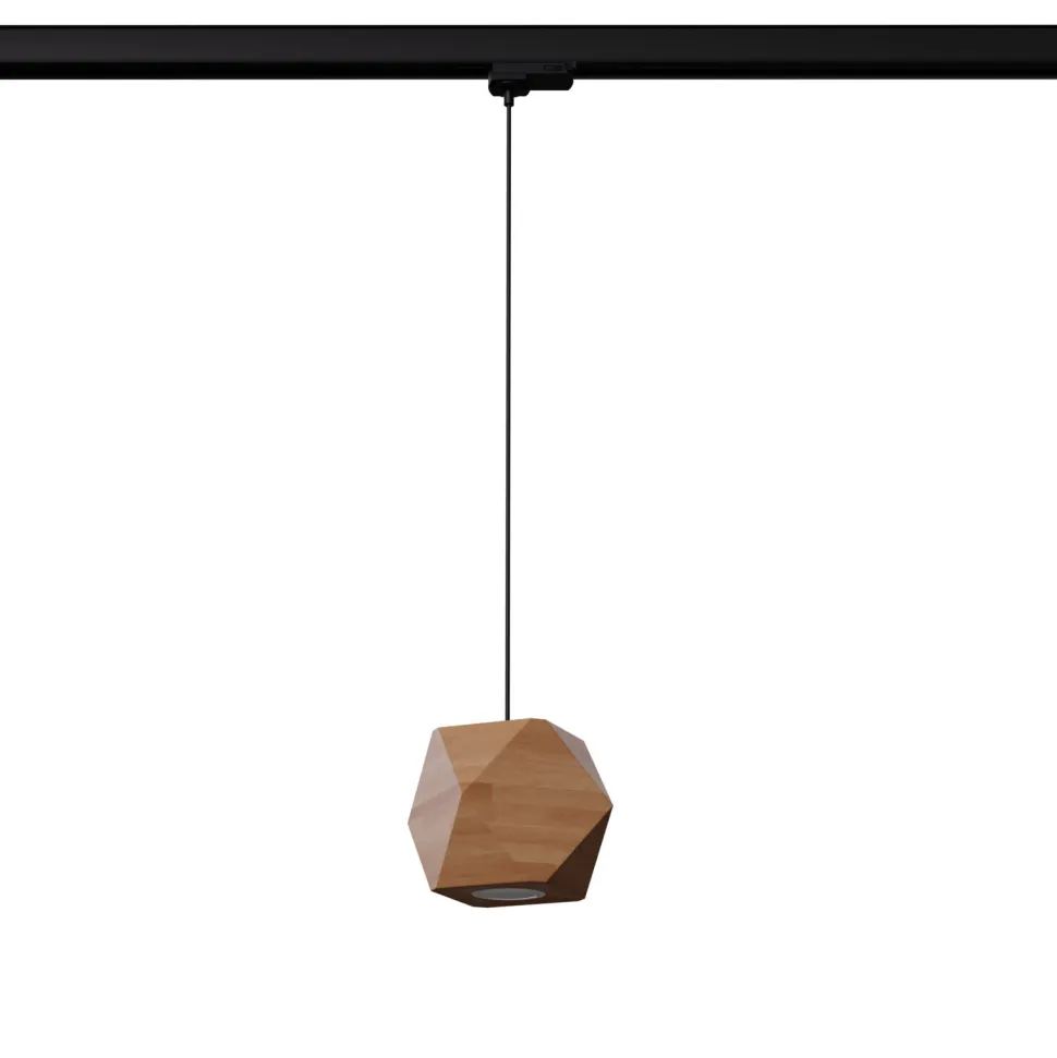 Lampa wisząca WOODY naturalne drewno GU10 #B