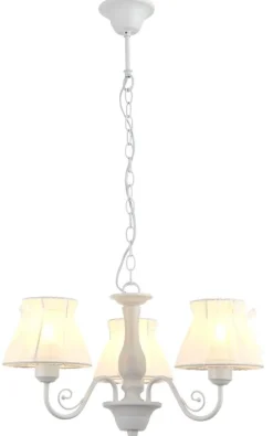 Lampa wisząca Zefir 3x40W E27 biały