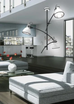 Lampa wisząca Zumba 3x60W E27  biały+czarny