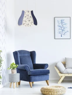 Lampa wisząca Zuza 35 1x60W E27 różowy