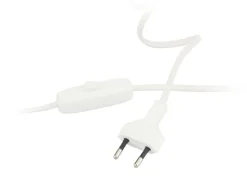 Lampka ALASKA abażur czerwony stelaż srebrny