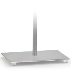 Lampka AMALFI abażur beżowy stelaż stal szczotkowana