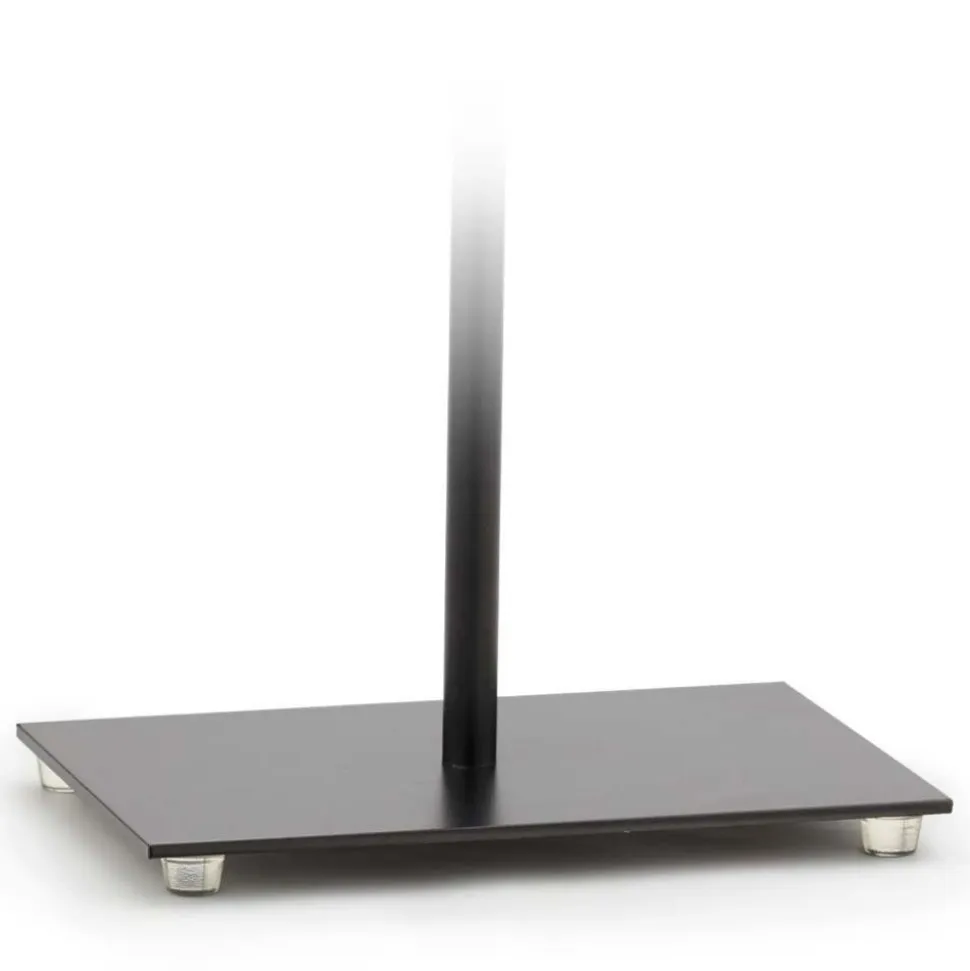 Lampka AMALFI abażur biały stelaż czarny