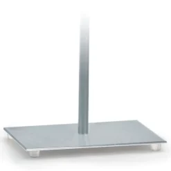 Lampka AMALFI abażur czarny stelaż srebrny