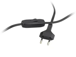 Lampka AMALFI abażur granatowy stelaż czarny