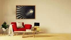 Lampka AMALFI abażur zieleń butelkowa stelaż chrom