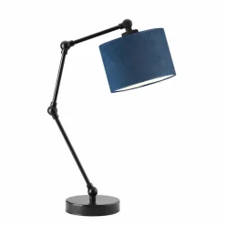 Lampka ASMARA VELUR czarna morska