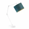 Lampka ASMARA VELUR GOLD biała zieleń bu