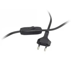 Lampka BERGEN abażur szary melanż stelaż chrom