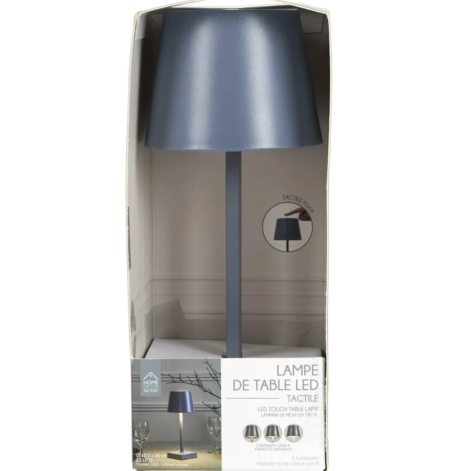 Lampka Blanca LED na dotyk szara