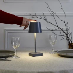 Lampka Blanca LED na dotyk szara