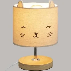 Lampka Cat kremowa