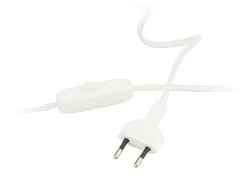 Lampka  CLIO abażur jasny fioletowy stelaż biały