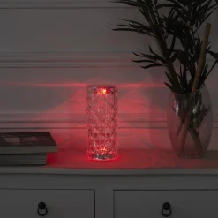 Lampka Crystal LED z pilotem 12 kolorów